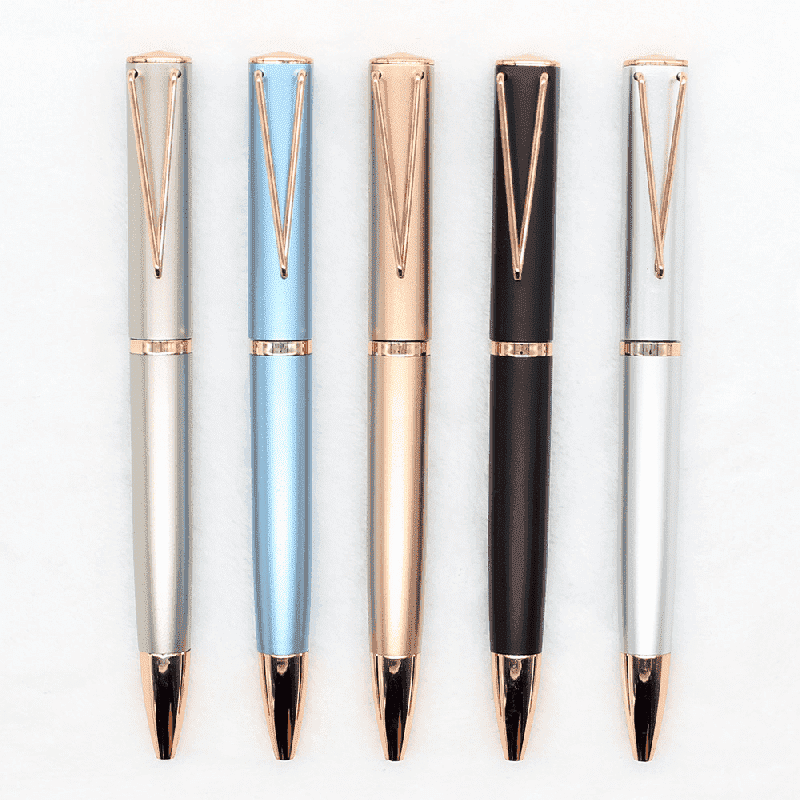 Stylo à bille en métal torsadé, stylo cadeau d'affaires avec Logo personnalisé Stylo à bille en métal torsadé, stylo cadeau d'affaires avec Logo personnalisé