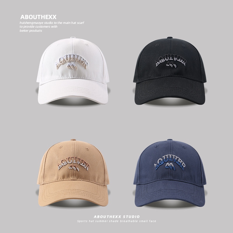Casquette de baseball réglable en coton brodée 3D unisexe