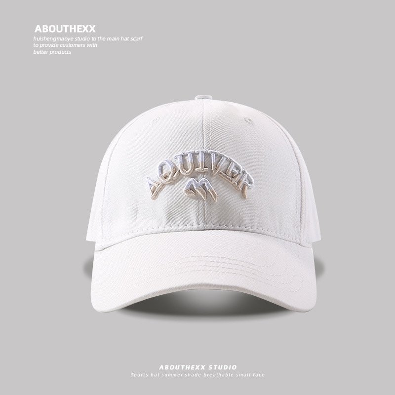 Casquette de baseball réglable en coton brodée 3D unisexe