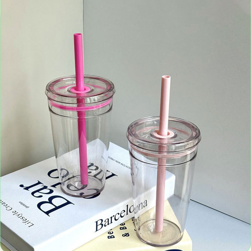 Gobelet en paille PC transparent