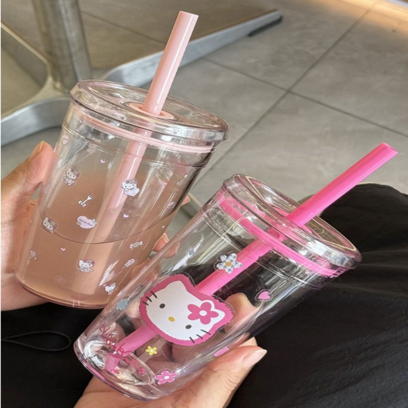 Gobelet en paille PC transparent Gobelet en paille PC transparent
