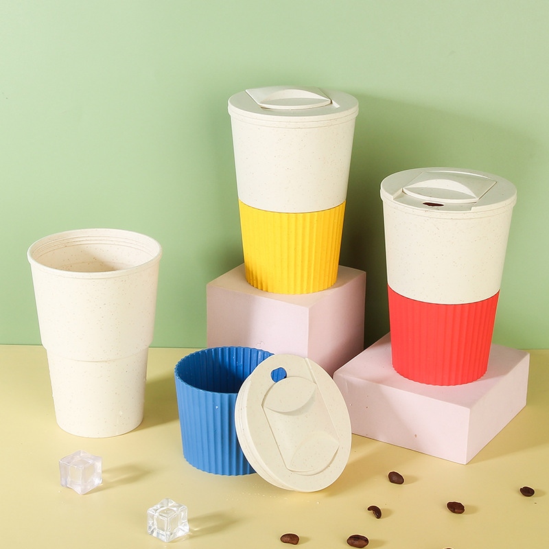 Tasse à café en paille de blé