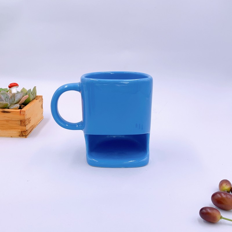 Tasse de poche à biscuits en céramique