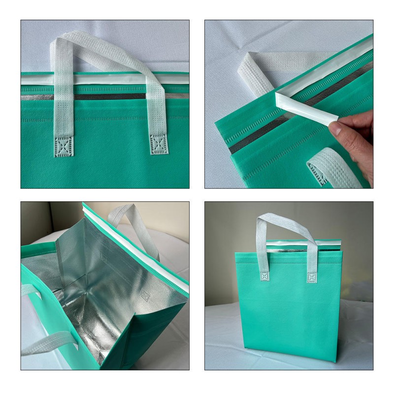 Sac isotherme à emporter non tissé personnalisé