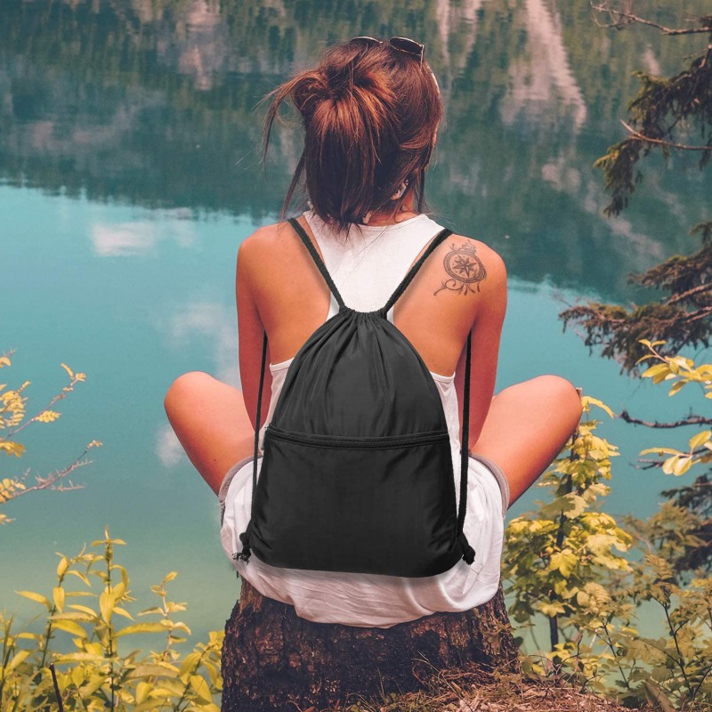 Sac de sport à dos avec cordon de serrage avec logo personnalisé Sac de sport à dos avec cordon de serrage avec logo personnalisé