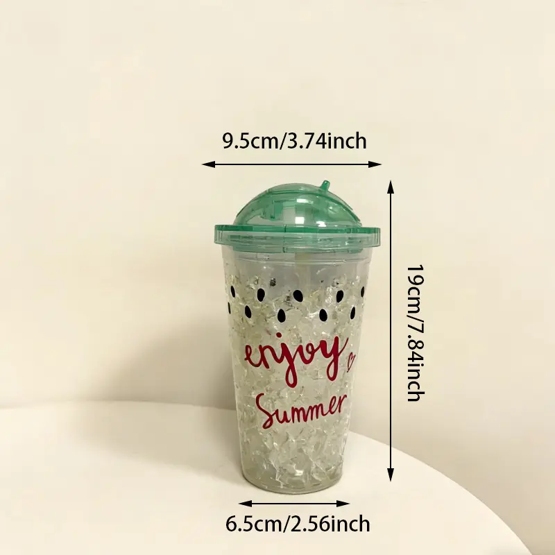Fun Double Wall Cold Drink Plastic Cups