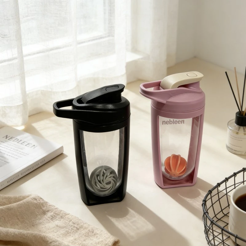 Square Double Wall Protein Shaker Bottles