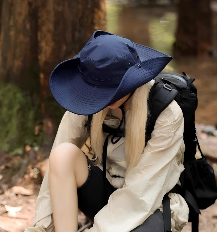 Wide Brim Foldable Outdoor Bucket Hat