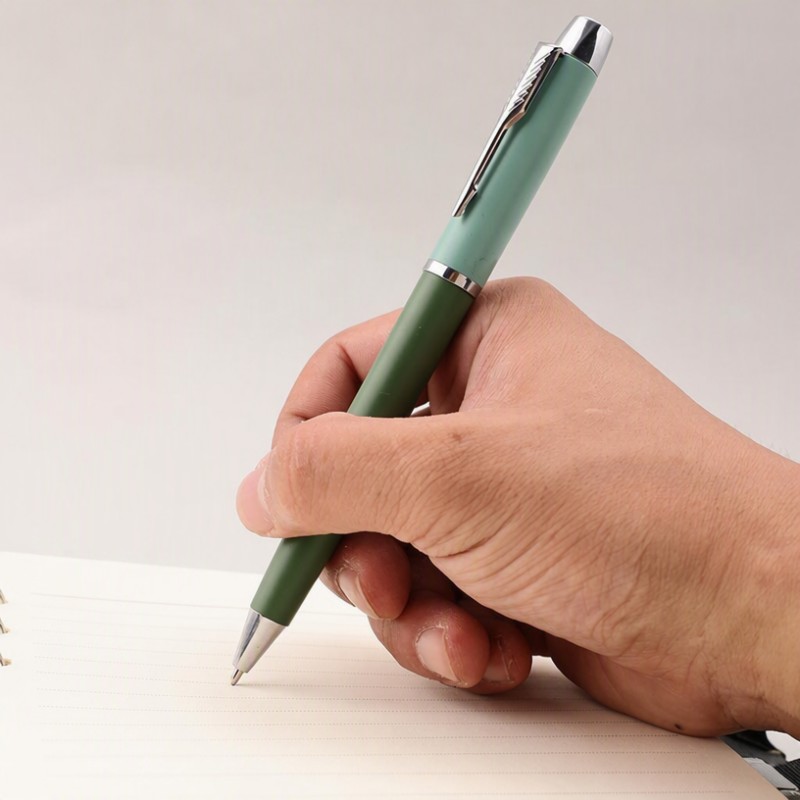 Stylo à bille à clic en métal, Logo personnalisé, stylo cadeau pour bureau d'affaires