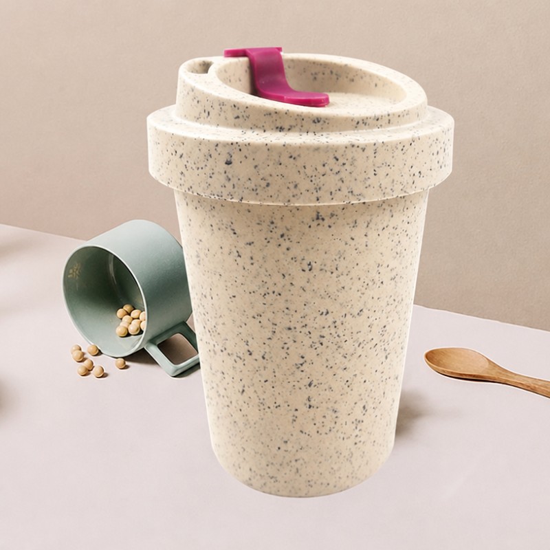 Tasse de voyage réutilisable moulue de café durable de 12 oz