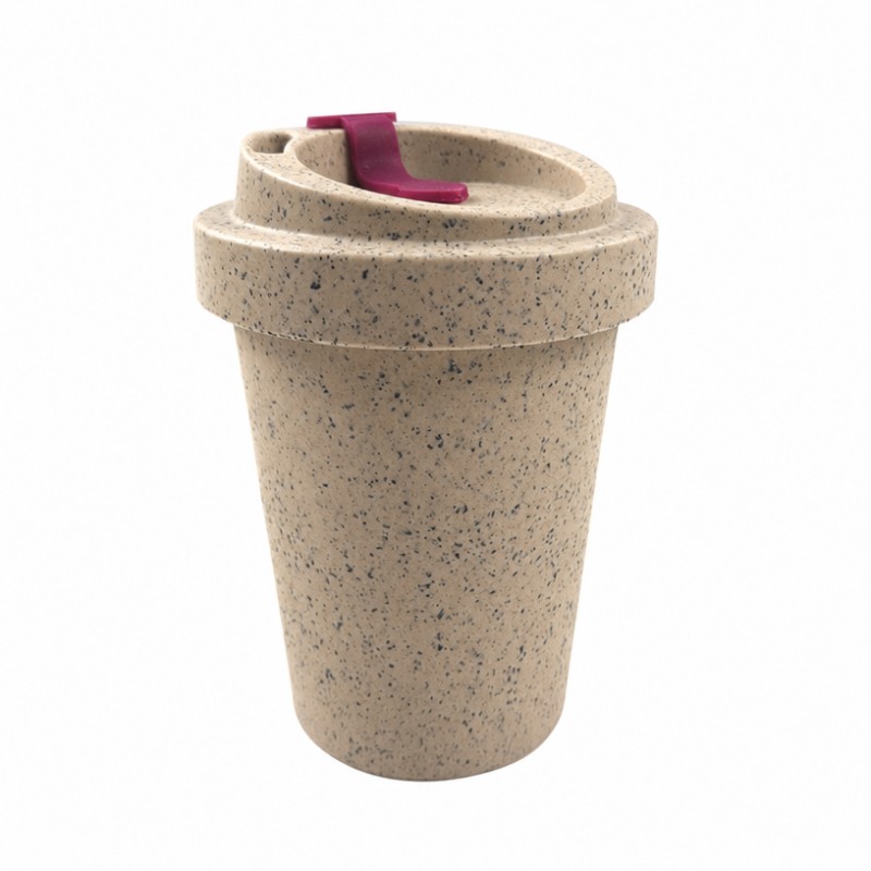 Tasse de voyage réutilisable moulue de café durable de 12 oz