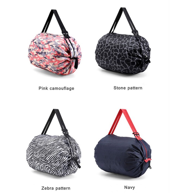 Sac pliant en polyester pliable avec logo personnalisé