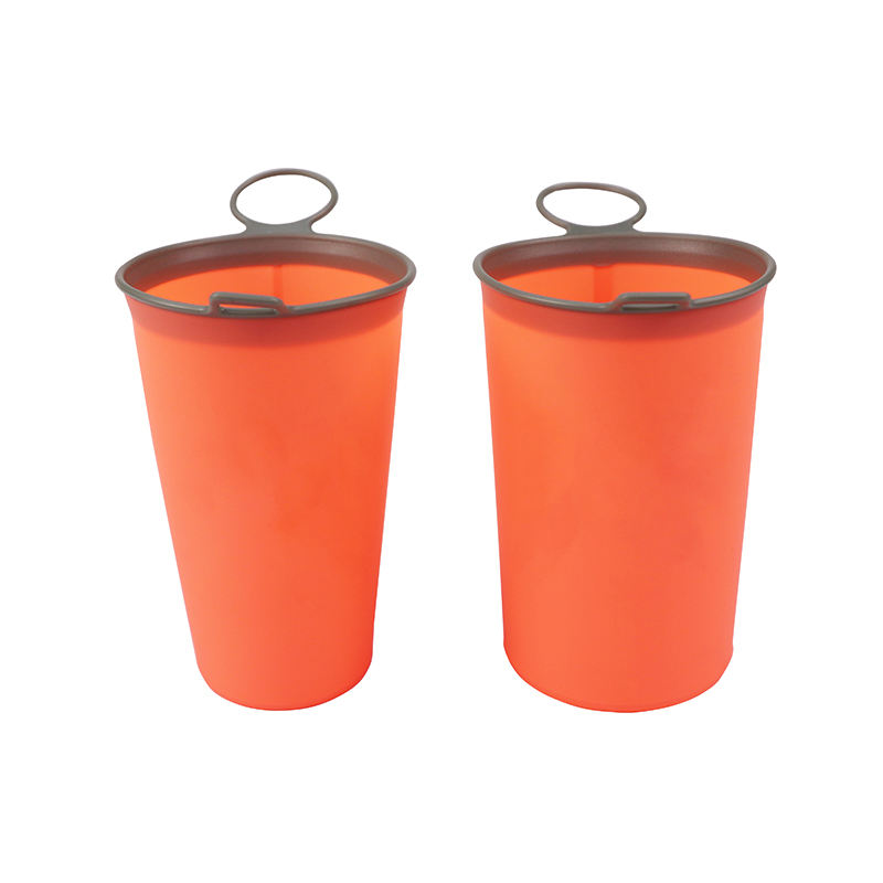 Gobelet à eau pliable en silicone portable réutilisable