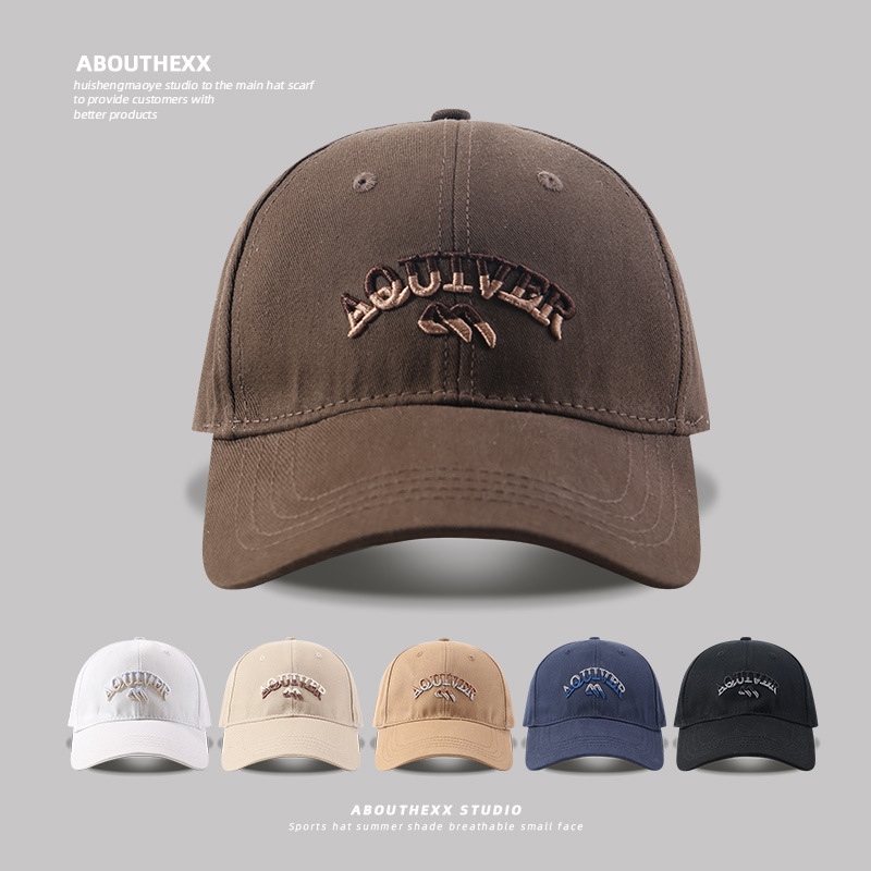 Casquette de baseball réglable en coton brodée 3D unisexe