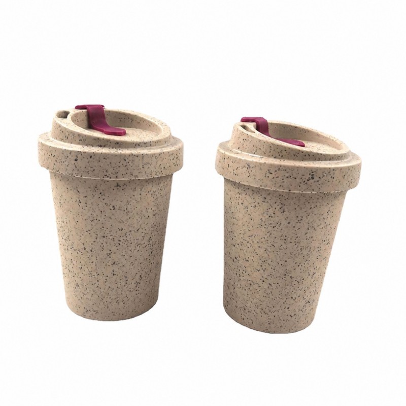 Tasse de voyage réutilisable moulue de café durable de 12 oz Tasse de voyage réutilisable moulue de café durable de 12 oz